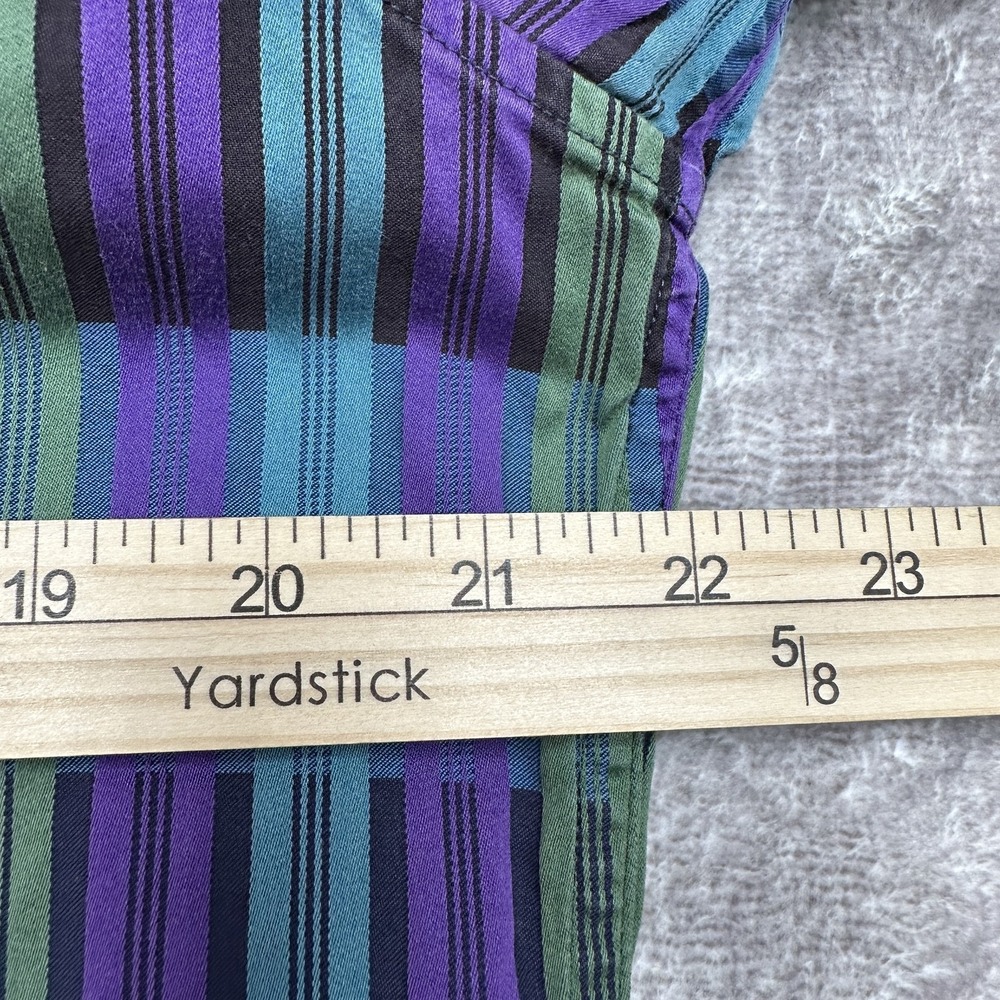 Robert Graham Shirt Mens Medium Classic Fit Striped Unique Dress Casual Button U - Picture 14 of 15